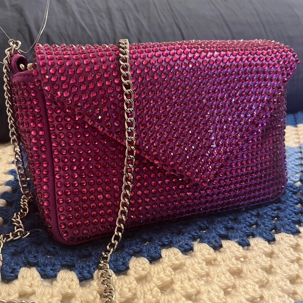 💚🩵🤍2/$40🤍🩵💚Badgley Mischka Jewel Shoulder Top Handle Bag